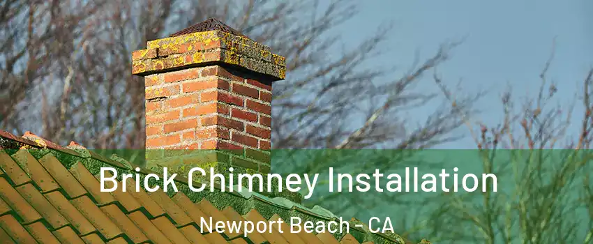  Brick Chimney Installation Newport Beach - CA