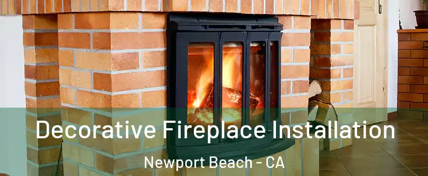  Decorative Fireplace Installation Newport Beach - CA