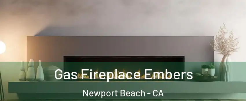  Gas Fireplace Embers Newport Beach - CA