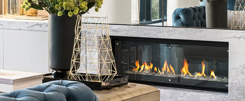 Custom Fireplace Crystals in Newport Beach, California