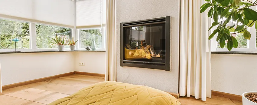 Residential Fireplace Ceramic Glass Installation in Newport Beach, CA