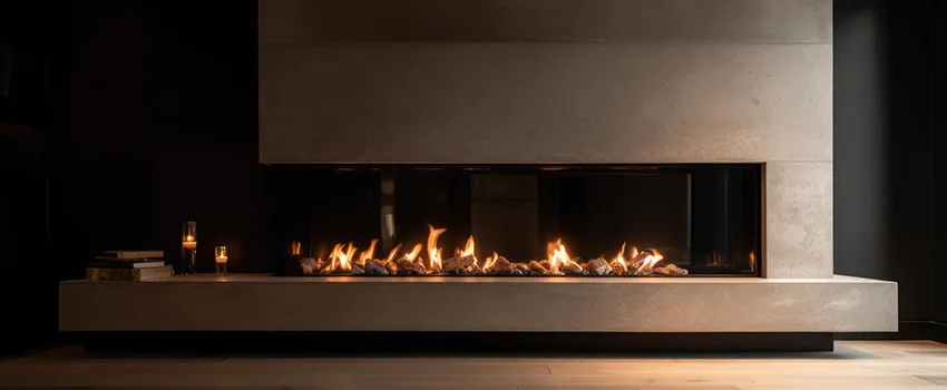 Gas Fireplace Ember Bed Design Services in Newport Beach, California