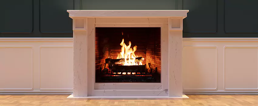 Open Flame Wood-Burning Fireplace Installation Services in Newport Beach, California