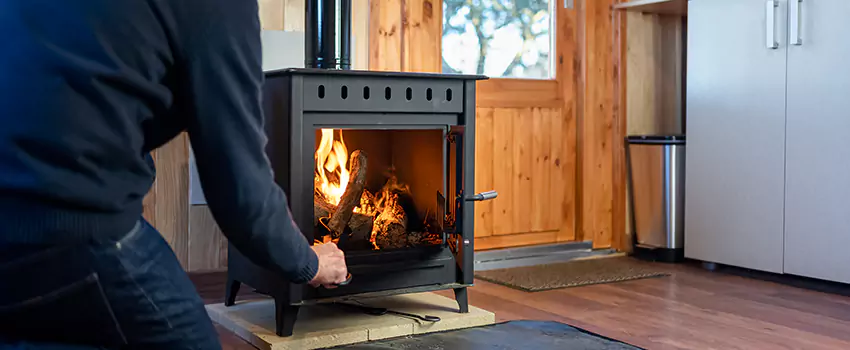 Open Hearth Wood Fireplace Installation in Newport Beach, CA