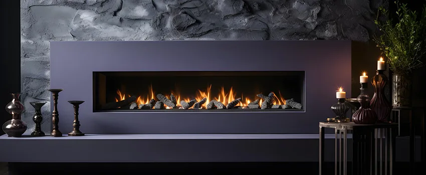 Ember Bed for Ventless Gas Fireplace in Newport Beach, CA