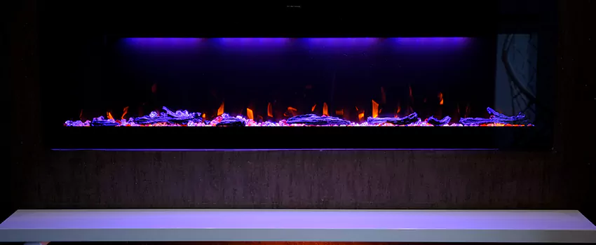 Dynamic Flame Color Fireplace Installation in Newport Beach, CA