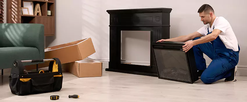 Old Rusted Metal Fireplace Repair And Replacement in Newport Beach, CA