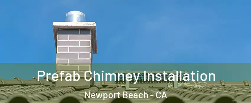  Prefab Chimney Installation Newport Beach - CA